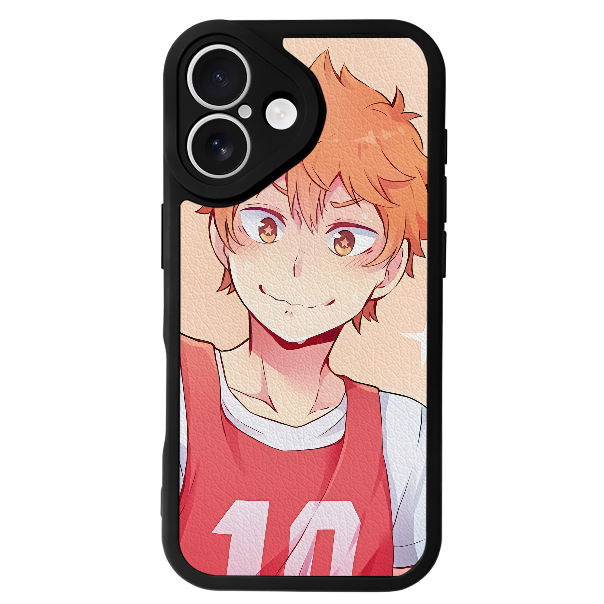 （画像用） ハイキュー!! Haikyu!! 【iPhone 16シリーズ対応】シリコンスマホケース（レザー調） 材質：シリコン
